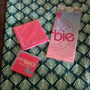 Pink and White Beach Set